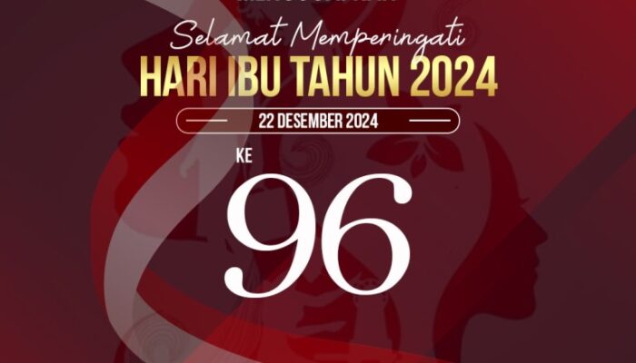 Segenap Keluarga Besar KPU Kabupaten Tojo Una-Una mengucapkan Selamat memperingati Hari Ibu ke-96