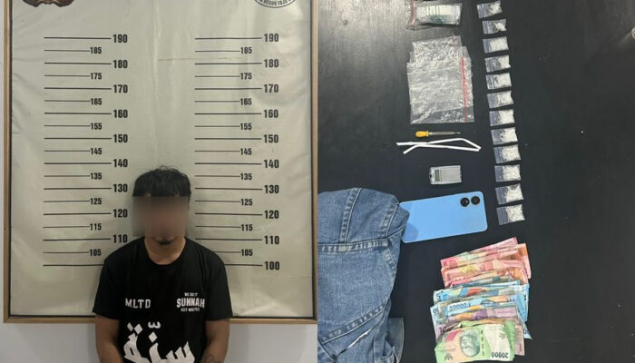 Warga Betau Pemilik 13 Paket Sabu Diringkus Polisi