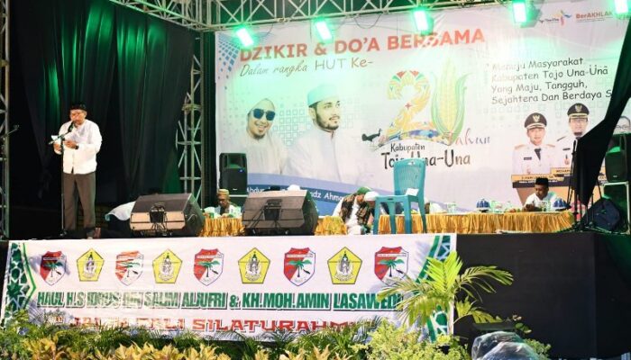 Peringatan HUT ke-21 Touna, Ditutup Dengan Dzikir dan Doa Bersama
