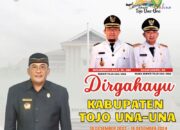 Pj Sekda Alimudin Muhammad Mengucapkan: Selamat HUT Kabupaten Tojo Una-Una ke-21