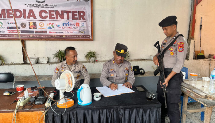 Polres Touna Amankan Kantor KPU dan Bawaslu Touna Hingga Masa Pilkada Berakhir
