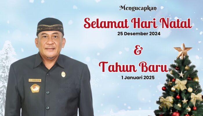 Pj Sekda Touna Mengucapkan: Selamat Menyambut Hari Natal & Tahun Baru 2025