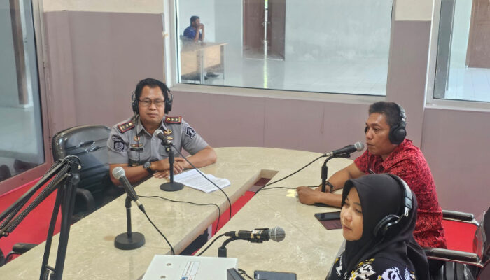 Sinergi Perang Melawan Narkoba, Lapas Ampana dan BNNK Touna Bersatu Dalam Dialog Pagi RRI