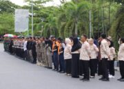 Kapolres Touna Pimpin Apel Kesiapan Pengamanan Malam Tahun Baru 2025