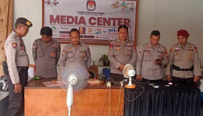 Polres Touna Intensifkan Pengamanan Kantor Penyelenggara Pilkada Hingga Hari Pelantikan Tiba 