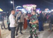 Kapolsek Ampana Kota Pimpin KRYD, Sambangi Wahana Bermain Di Kelurahan Dondo