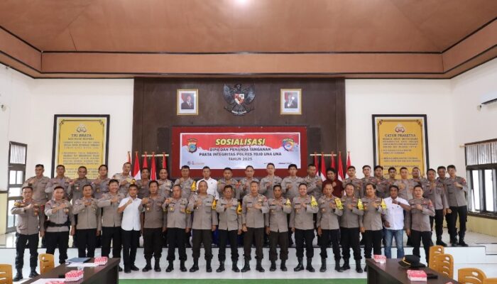 Wakapolres Touna Pimpin Sosialisasi DIPA/RKA-AL Tahun Anggaran 2025
