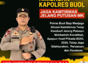 Himbauan Kapolres Buol Jelang Putusan MK