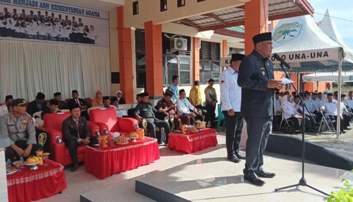 Inspektur Upacara HAB ke-79, Pj Sekda Alimudin: Mari Ciptakan Kerukunan Menuju Indonesia Emas !
