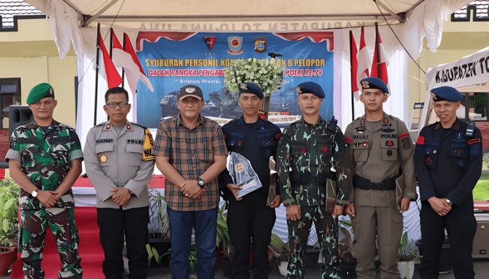 Pj Sekda Touna Hadiri Acara Syukuran HUT Ke-79 Korp Brimob Polri