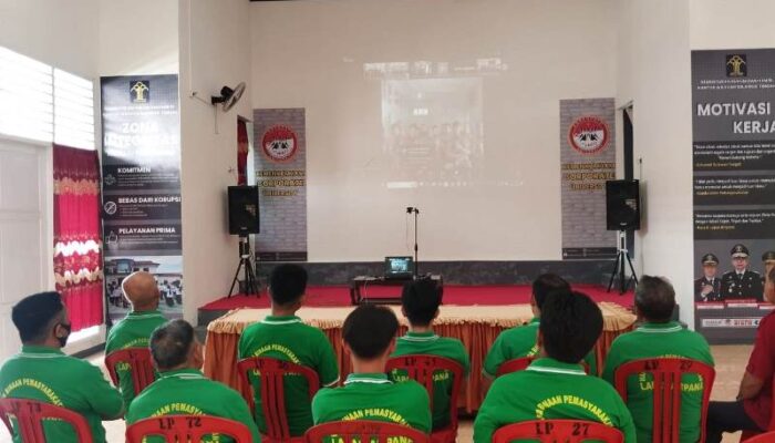 WBP Kristen di Lapas Ampana Ikuti Zoom Meeting Gladi Bersih Perayaan Natal Nasional