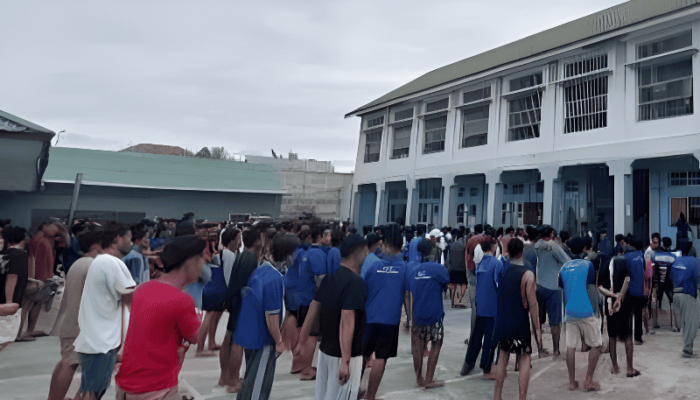 WBP Rutan Poso Antusias Ikuti Senam Pagi