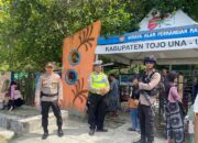 Jamin Keamanan Pengunjung, Polres Touna Amankan Tempat Rekreasi Permandian Malotong