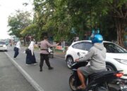 Bentuk Pelayanan Prima Kepada Masyarakat, Polres Touna Gelar Strong Point Pagi