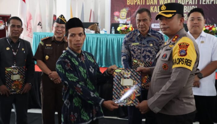 Kapolres Buol Hadiri Penetapan Bupati Terpilih, Imbau Masyarakat Jaga Kamtibmas