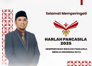 Ucapan Selamat Hari Lahir Pancasila 2025 BPKAD Touna