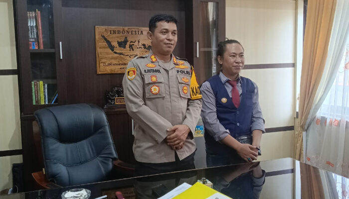 Kapolres AKBP Ridwan Hutagaol Terima Kunjungan dan Audensi Ketua Posbakumadin Touna