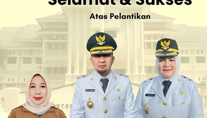 Kepala Dukcapil Ucapkan Selamat Atas Pelantikan Ilham Lawidu dan Surya Sebagai Bupati dan Wakil Bupati Tojo Una-Una