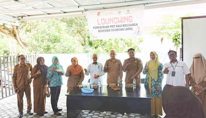 Dinkes PPKB Touna Launching Pemberian Makanan Tambahan Bagi Keluarga Berisiko Stunting