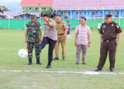 Open Turnamen Sepak Bola Kapolres Touna Cup 2025 Resmi Dibuka