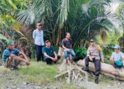 Sambang Wilayah Binaan, Bhabinkamtibmas Polsek Ampana Kota Ajak Warga Dukung Program Ketahanan Pangan Nasional