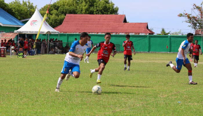 Turnamen Kapolres Touna Cup, Bailo FC melaju ke perempat final usai kalahkan Persewa Wakai 2-0