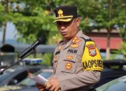 Pimpin Apel Gelar Pasukan Ops Keselamatan 2025, Kapolres Touna Bacakan Amanat Kapolda Sulteng