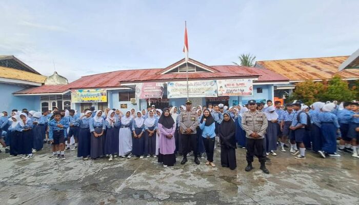 Ops Keselamatan Tinombala 2025, Polres Touna Sosialisasi Di SMP Negeri 1 Ratolindo