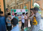 Ramadhan Berkah, Polres Touna Berbagi Takjil Kepada Santri Yayasan Pondok Tahfidz Raudhatul Qur’an