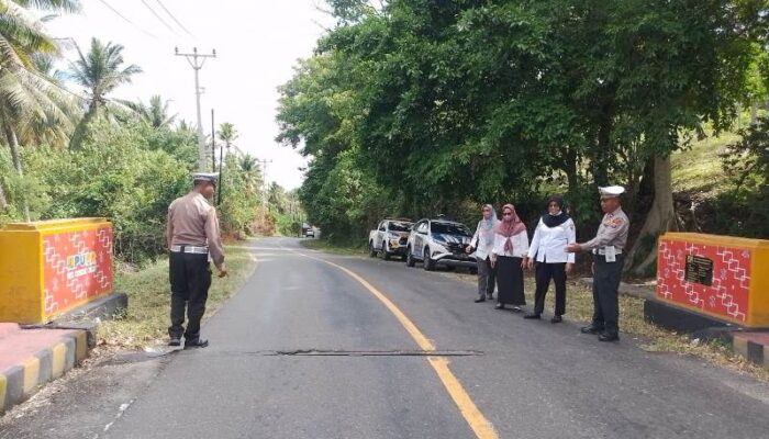 Gerak Cepat, Sat Lantas Polres Touna Survey Jalur Arus Mudik Lebaran