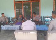 Kasat Binmas Polres Touna Sambang Kepada Ketua Lembaga Adat Touna