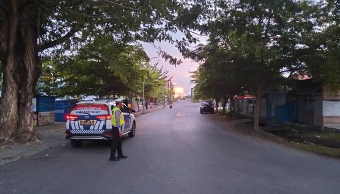 Antisipasi Balap Liar Setelah Sahur, Polres Touna Kembali Laksanakan Patroli