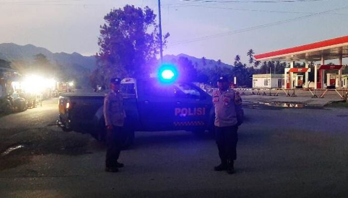 Gencar Patroli Usai Sahur, Polres Touna Berharap Situasi Selama Ramadhan Tetap Kondusif