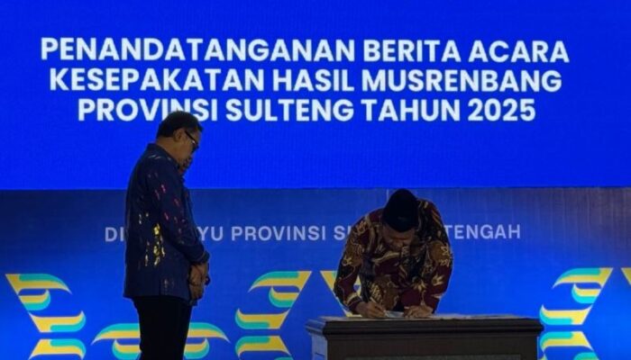 Bupati Ilham Lawidu Ikuti Musrenbang RKPD Sulteng 2026
