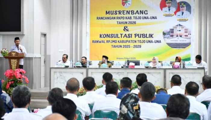 Bupati Ilham Lawidu Buka Musrenbang RKPD 2026 dan Konsultasi Publik Rancangan Awal RPJMD 2025-2029