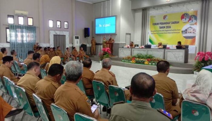 Bupati Ilham Lawidu Buka Forum Perangkat Daerah Tahun 2026
