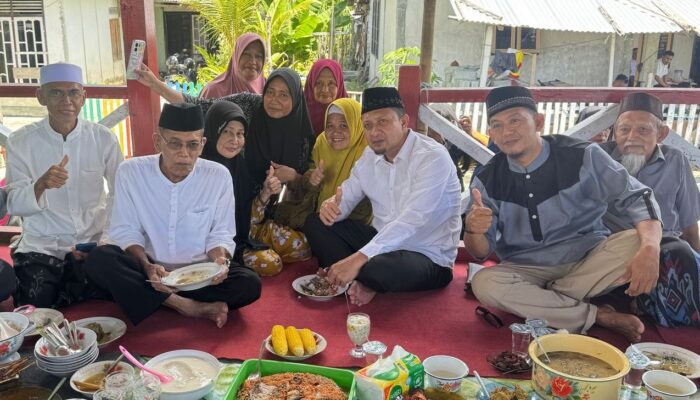 Suasana Penuh Kebersamaan, Bupati Ilham Lawidu dan Wabup Surya Hadiri Halal Bihalal Masyarakat Kecamatan Ampana Tete