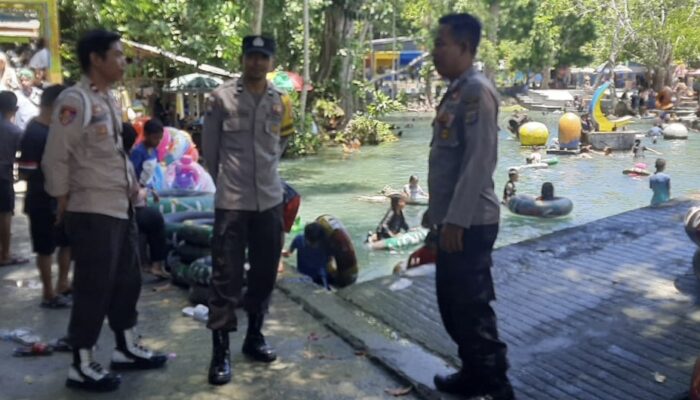 Berikan Rasa Aman, Polsek Ampana Kota Patroli di Obyek wisata Permandian Malotong