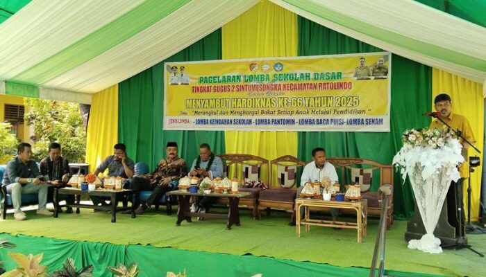 Pj Sekda Touna Buka Pagelaran Lomba Sekolah Dasar Sambut Hardiknas Ke – 66