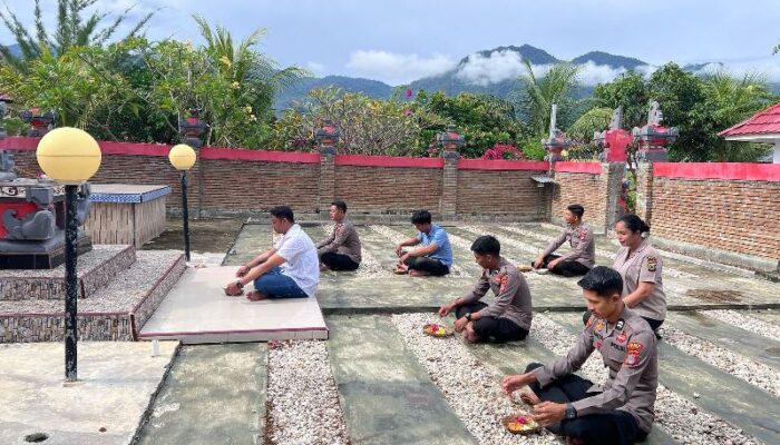 Tingkatkan Mental Polri Yang Humanis, Polres Touna Laksanakan Binrohtal