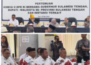 Bupati Ilham Lawidu Hadir dalam Kunjungan Kerja Komisi II DPR RI di Sulteng