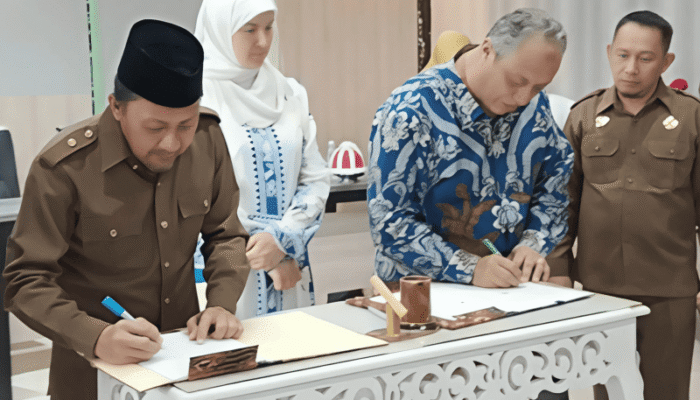 Dorong Pembangunan Berkelanjutan, Bupati Ilham Lawidu Jalin Kemitraan Strategis Dengan GIWEH
