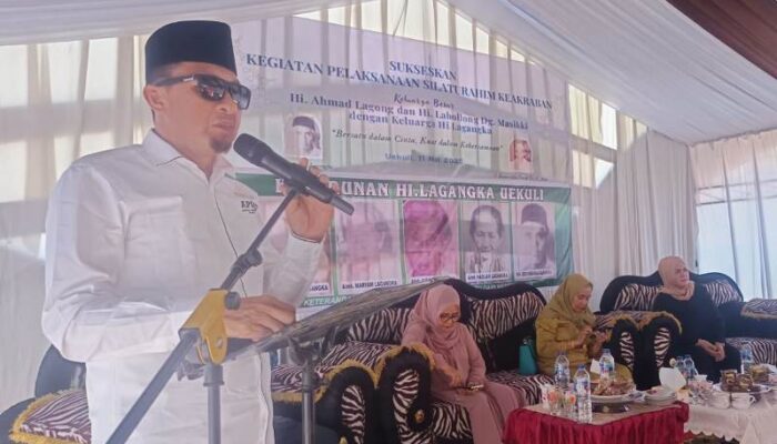 Hadiri Silaturahmi dan Keakraban Keluarga Besar HI. Ahmad Lagong dan Hi. Labolong Daeng Masikki, Bupati Ilham: Mari Kita Rawat dan Perkuat Kebersamaan Ini