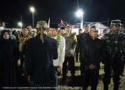 Hadiri HUT ke-60 Kecamatan Ampana Tete, Bupati Ilham dan Wabup Surya Disambut Kalungan Bunga dan Tarian Kantao