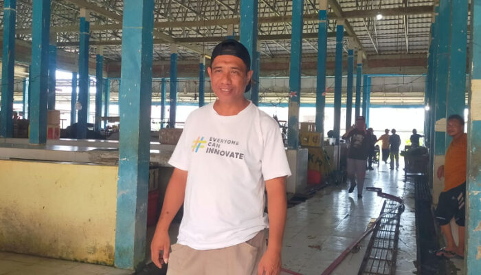 Untuk Terangi Area Pasar Sansarino, Dinas PUPR Touna Siapkan Anggaran Rp 200 Juta