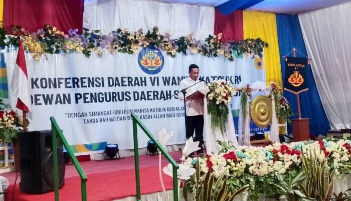 Buka Konferensi Daerah VI WKRI DPD Sulteng, Bupati Ilham Ajak Wanita Katolik Dukung Visi Pembangunan Daerah