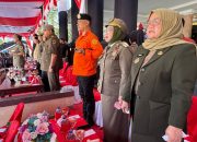 Wabup Surya Hadiri Apel Kesiapsiagaan Peringatan HUT Damkar dan Satpol PP di Parimo