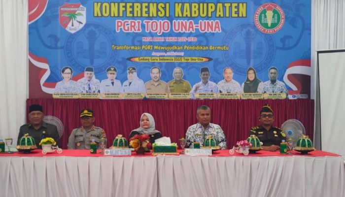 Konkab PGRI Touna Masa Bakti 2025-2030, Resmi Dibuka Wabup Surya
