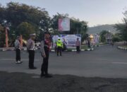 Polres Touna dan Polsek Ampana Tete Amankan Iven Lari “Move On Run 2025”