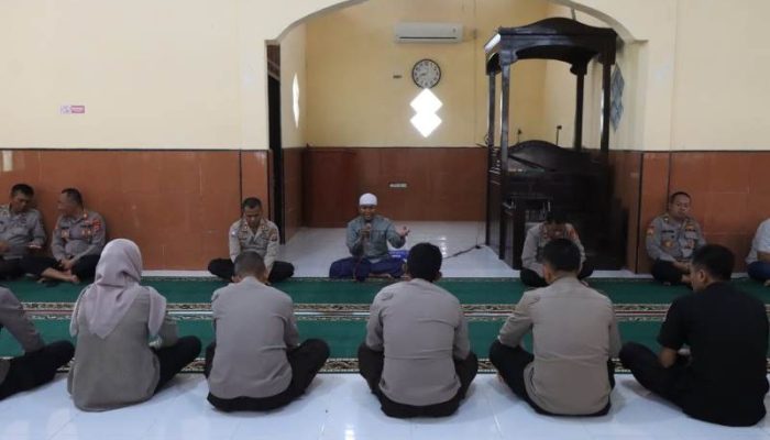 Wakapolres Touna Pimpin Binrohtal Rutin Personel